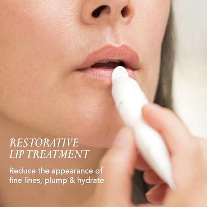 kat burki ROSE HIP LIP TREATMENT WITH HYALURONIC ACID & RETINOL. ANTI-AGING LIP MOISTURIZER TO REDUCE THE APPEARANCE OF FINE LINES, PLUMP & HYDRATE, 0.5 FL. OZ. - Image 2